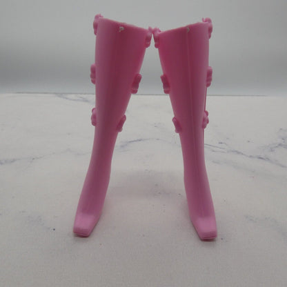 Barbie Doll Shoes Pink Heel Boots Zapatos Almost Knee High 2003  Fashion Fever