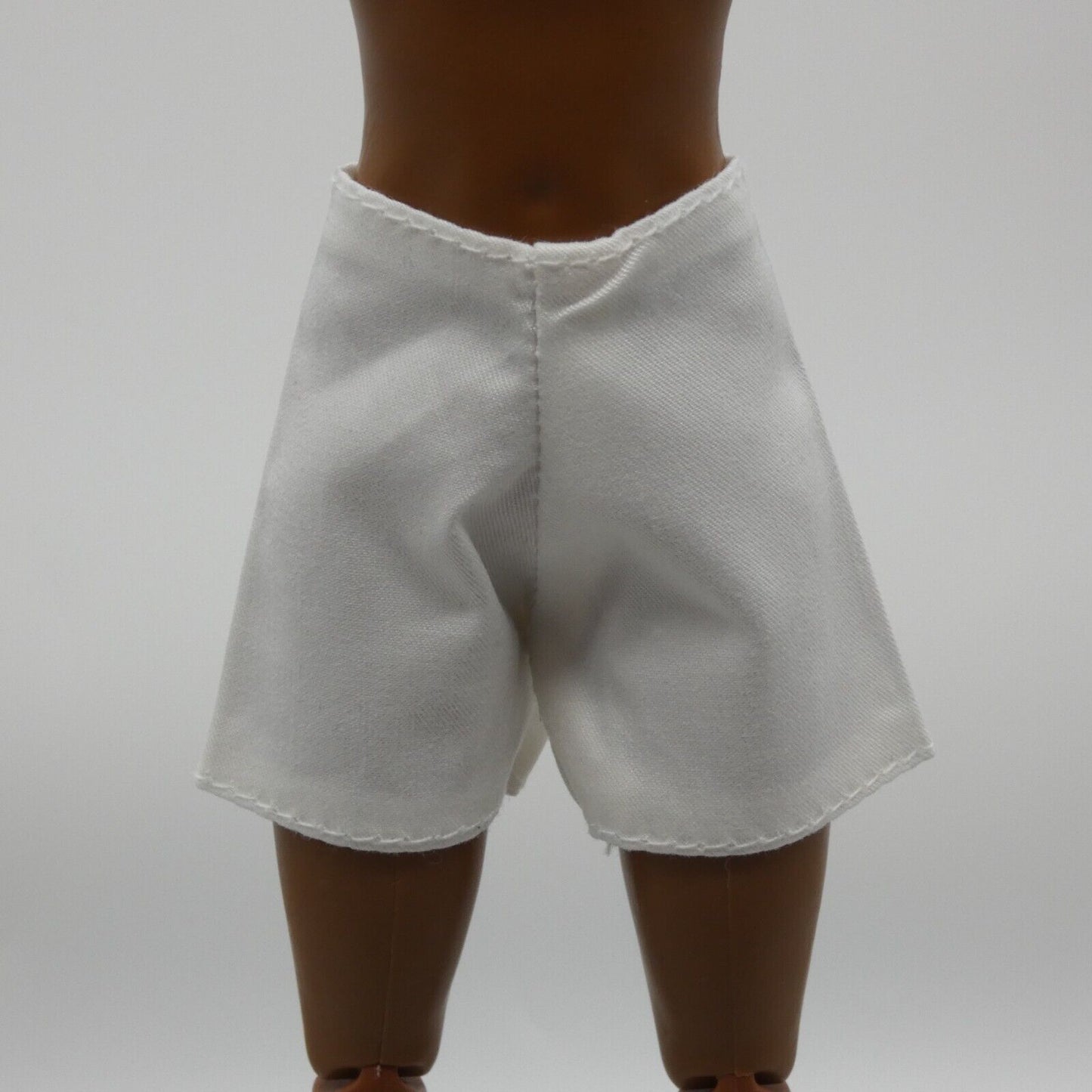 Barbie Doll Size Shorts White Paper Bag High Waist Fit Made to Move Model Muse