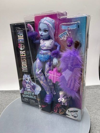 Monster High Doll Abbey Bominable G3 Articulated 2023 Gen 3 Mattel HNF64 New