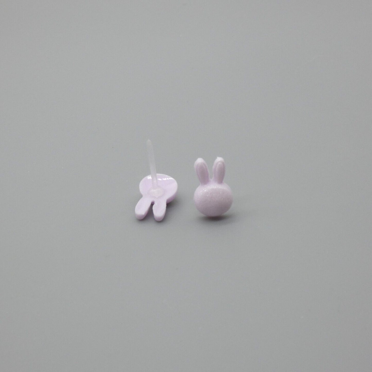 Barbie Integrity Toys FR Doll Size Earrings Light Purple Bunny Head Studs Resin