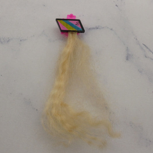 Barbie Beach Blast Doll Hair Extension Clip-On Accessory 1988 Mattel 3237