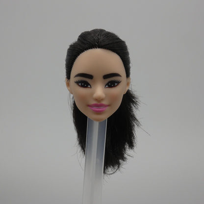 Barbie Made To Move Tennis Player Doll Head Only Black Hair Asian 2023 HKT73