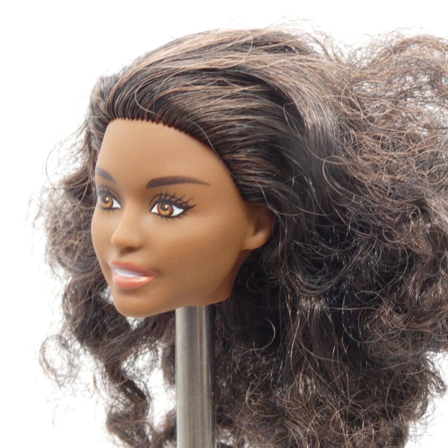 Barbie African American Doll Head Daya Face Curly Brown Hair 2020 Mattel GVJ98