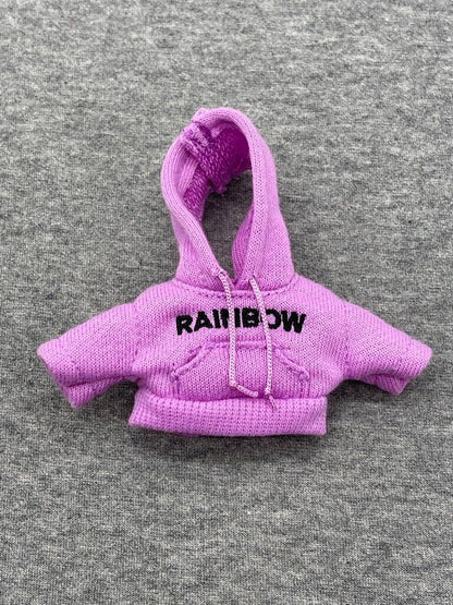 Rainbow High Emi Vanda Doll Top Pink Hoodie Sweatshirt Short Sleeves Series 3