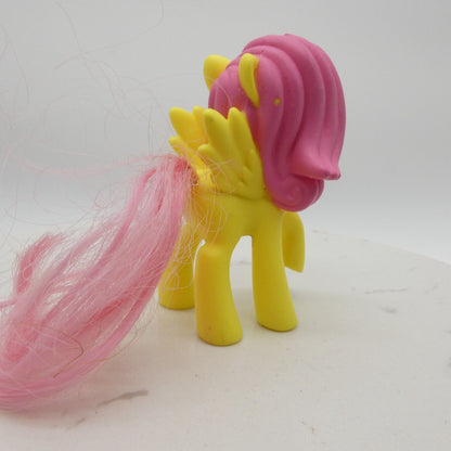 My Little Pony Fluttershy G4 McDonald's Toy Molded Mane Yellow 2016 Hasbro