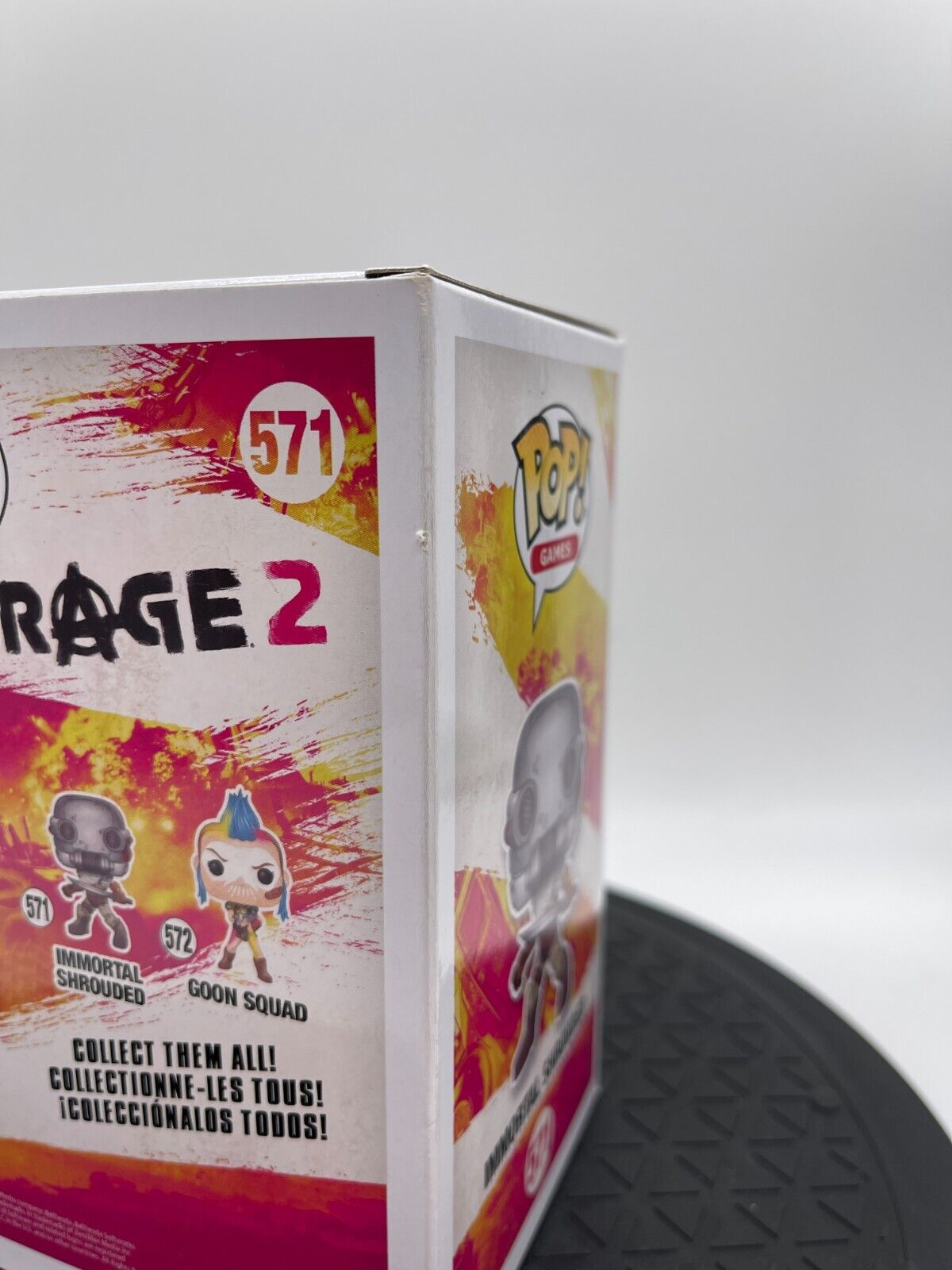 Funko Pop Games Rage 2 Immortal Shrouded 571 Vinyl Figure NRFB 2019 DRM191121