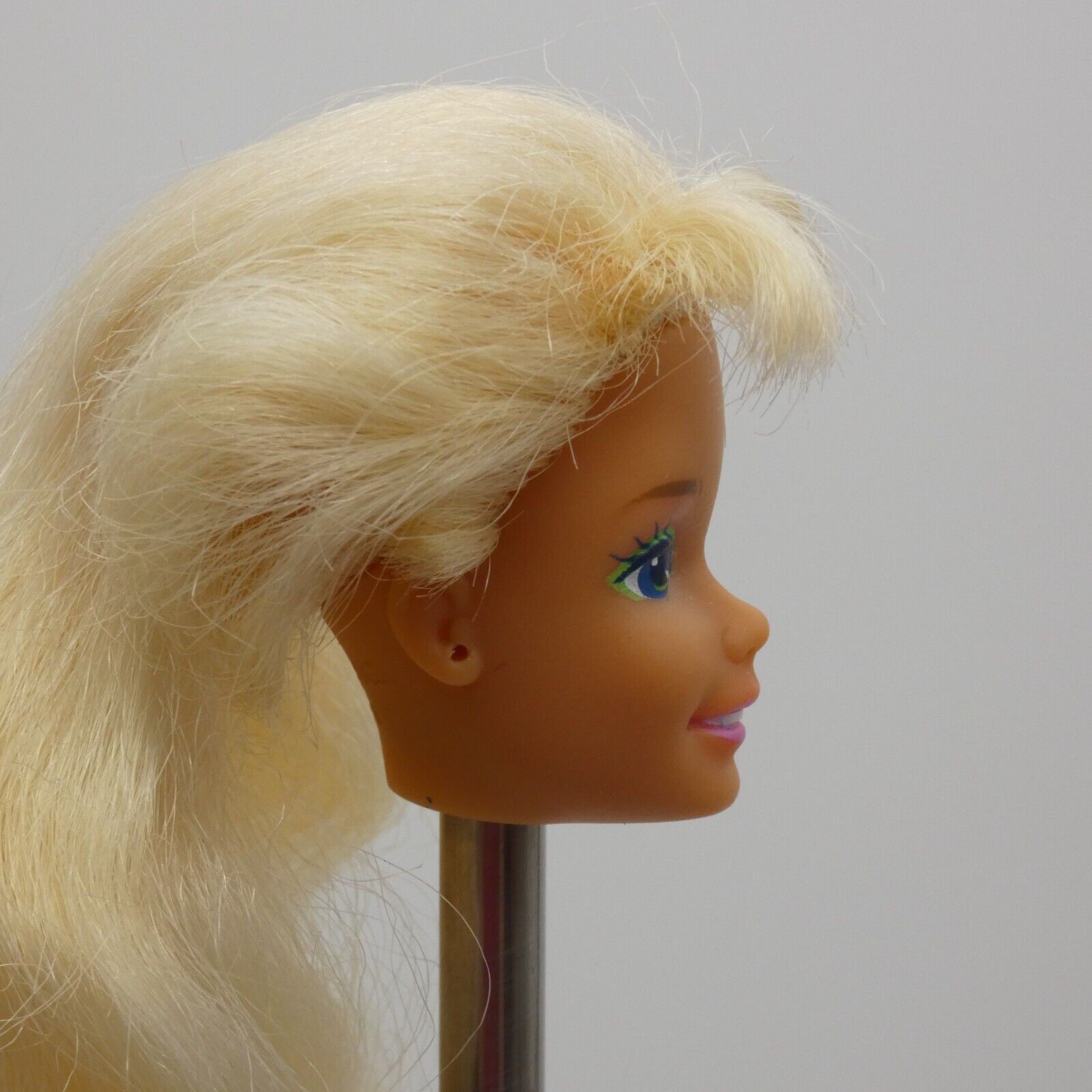 Barbie And The Beat Doll Head SuperStar Face Blonde Hair 1990 Mattel 2751