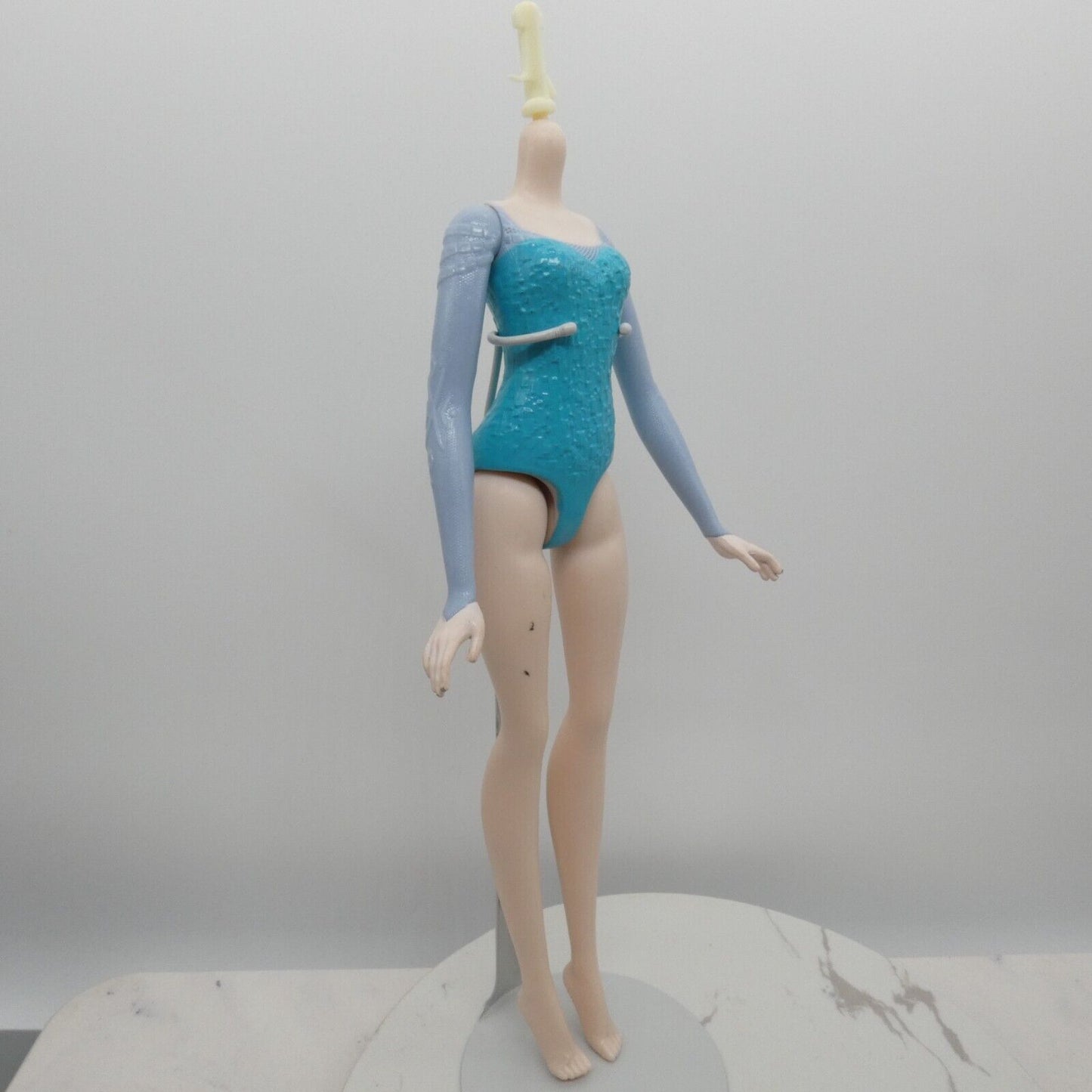 Disney Frozen Queen Elsa Doll Body Only Molded Top 2015 Hasbro B9203