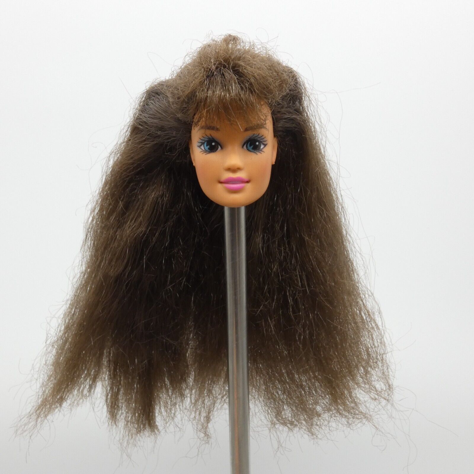 Barbie My First Princess Teresa Doll Head Only Brown Hair Crimped 1995 13066