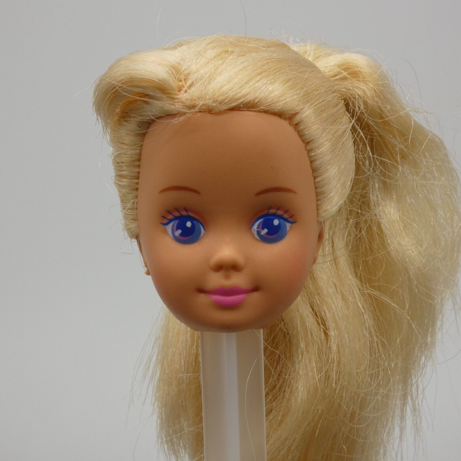 Barbie Skipper Cool Crimp Doll Head Only Blonde Hair 1994 Mattel 11179