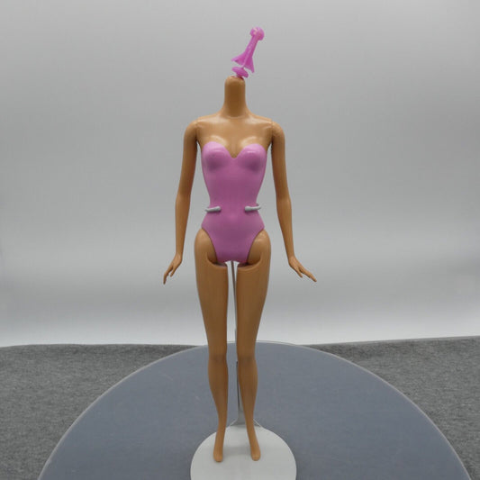 Barbie Doll Body Only Fashion Fever Medium Light Pink Bodysuit Belly Button