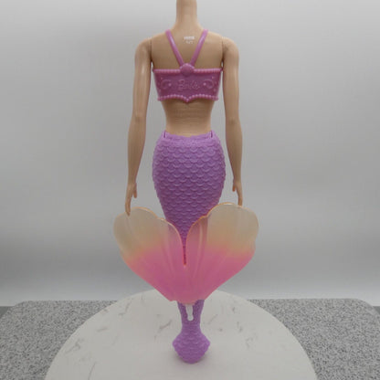 Barbie Dreamtopia Mermaid Doll Body Only Light Skin Purple Pink Tail 2023 HRR06