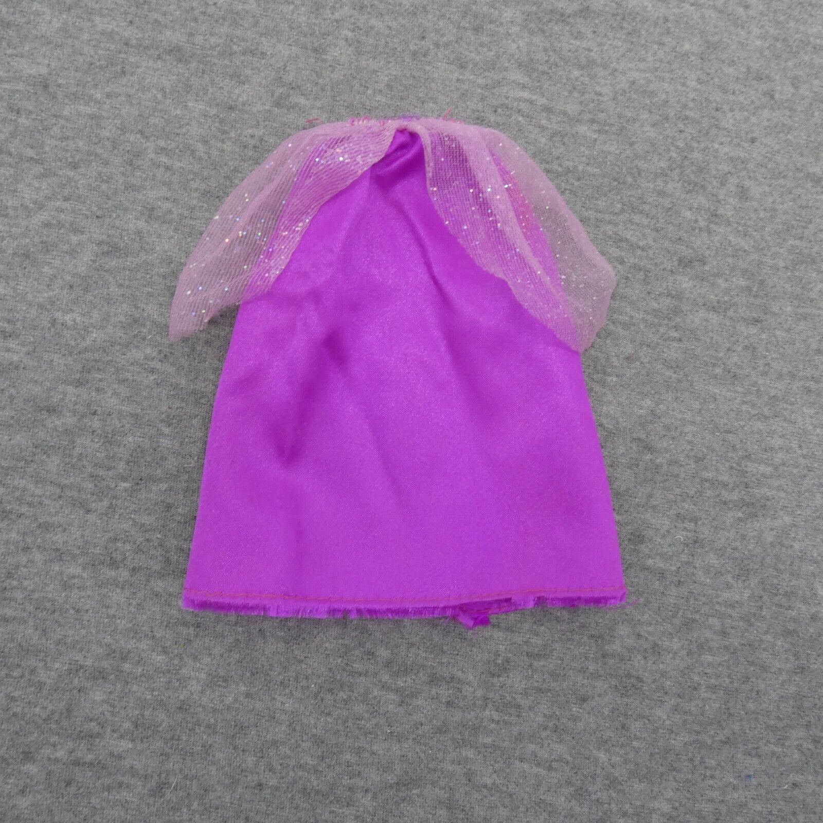 Barbie Doll Size Skirt Purple Tulle Glitter Accents TLC