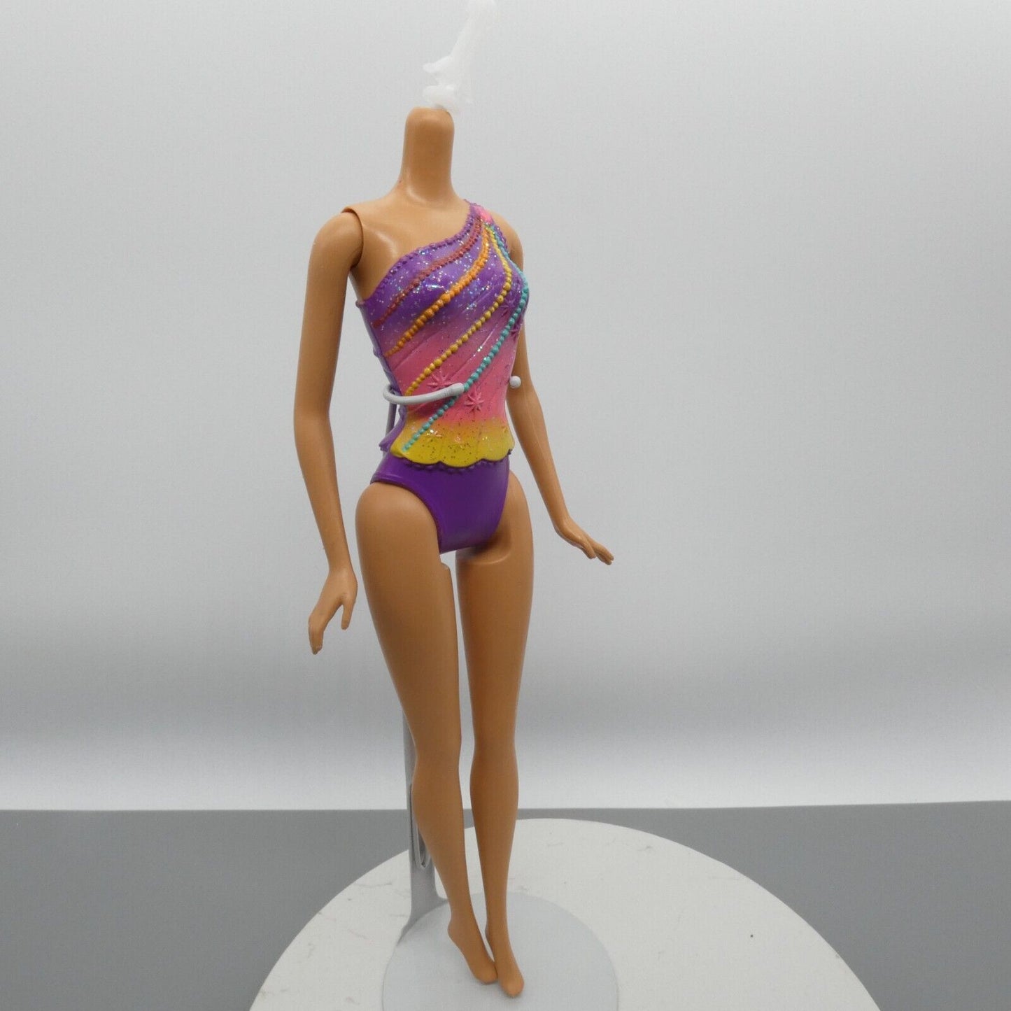 Barbie Dreamtopia Rainbow Cove Doll Body Purple Molded Bodysuit 2020 DWV50