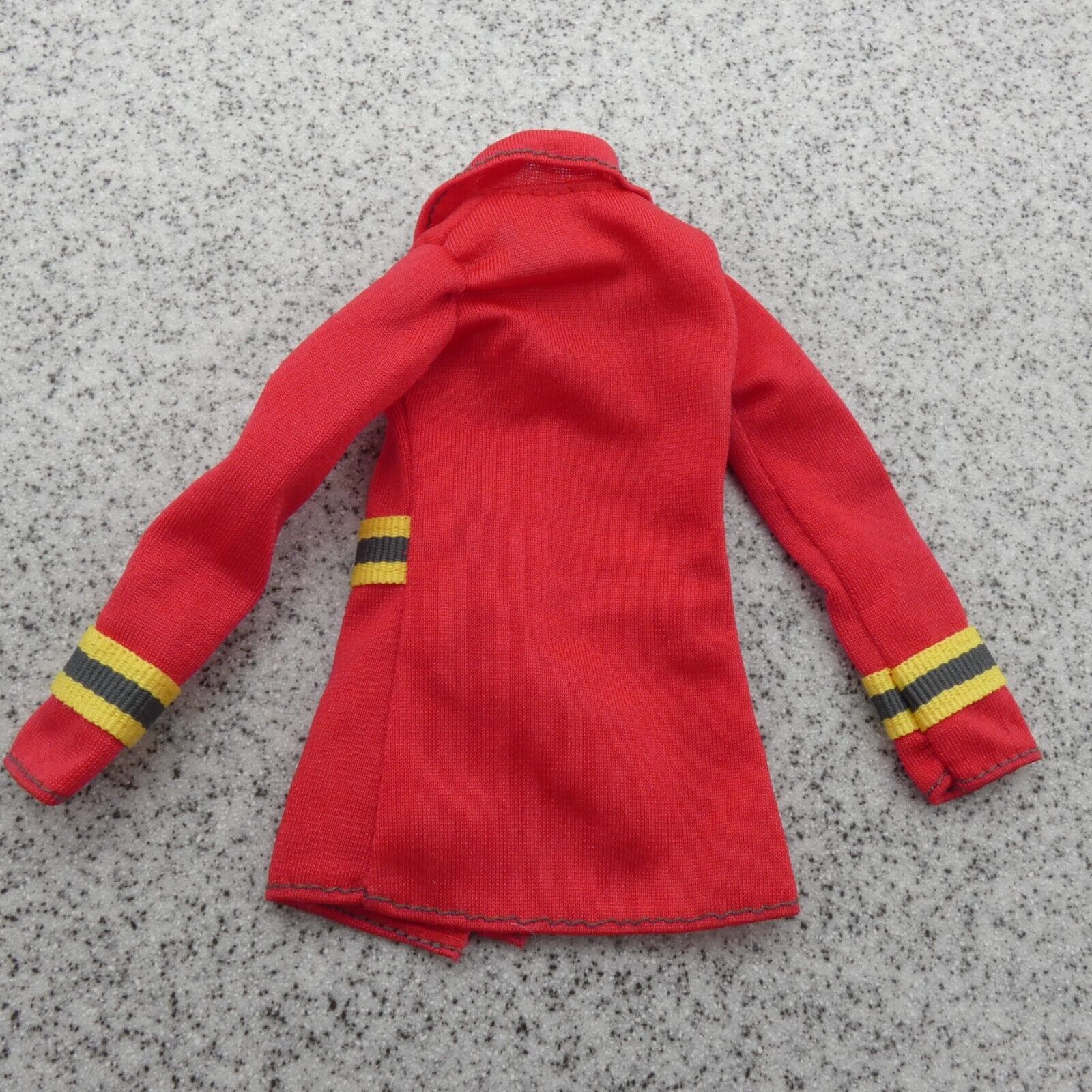 Barbie Careers Firefighter Doll Jacket Top Red Long Sleeve Collared 2015 DHB123