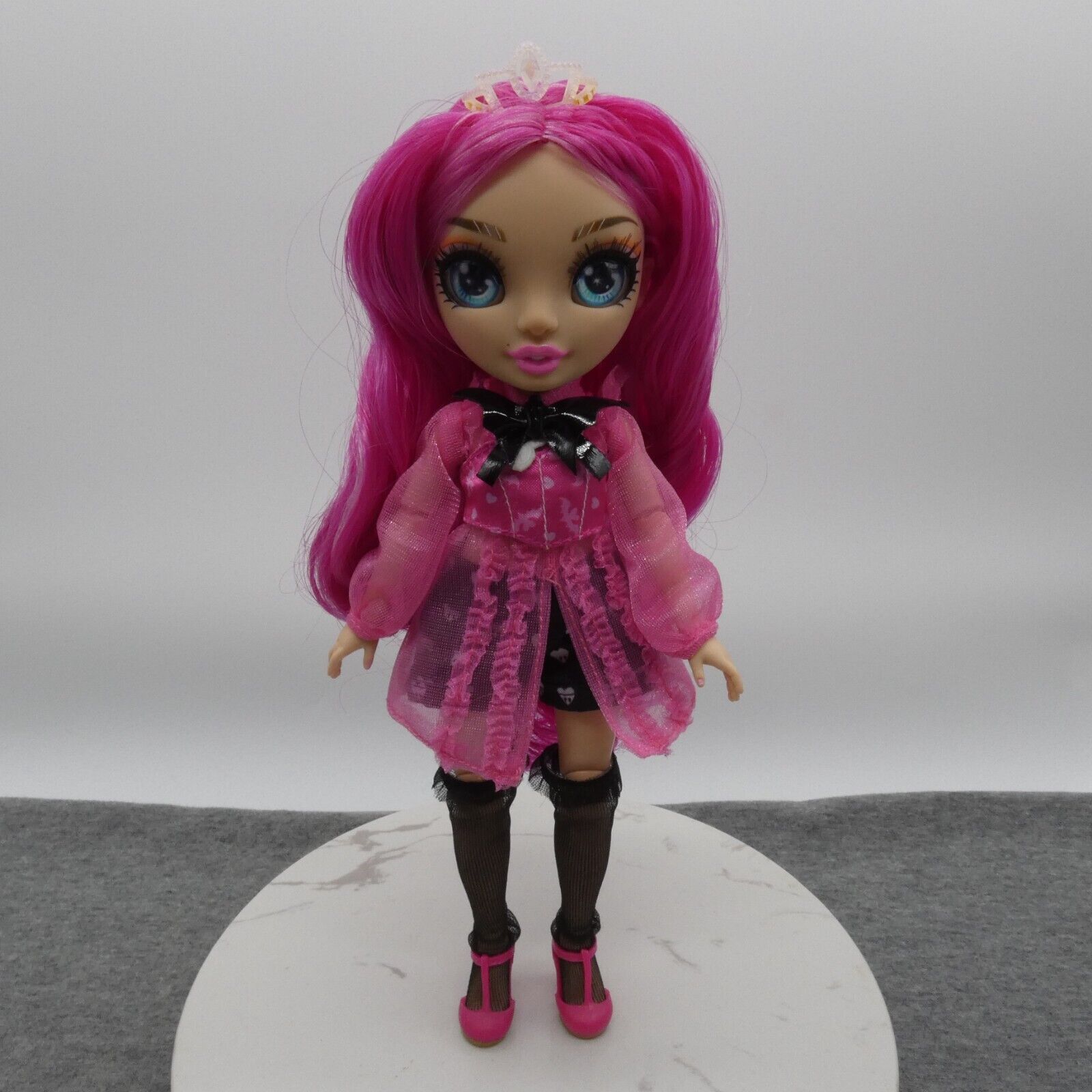 Rainbow High Jr Stella Monroe Doll Redressed as Draculaura Gen 3 Monster High