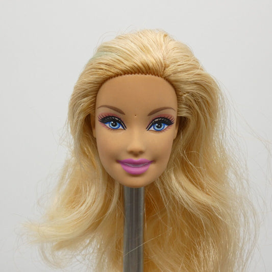 Barbie Doll 1998 Head Only Generation Girl Face Blonde Fairytale Magic Butterfly