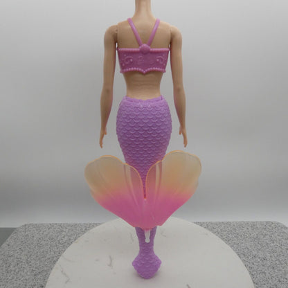 Barbie Dreamtopia Mermaid Doll Body Only 2023 Light Skin Purple Pink Tail HRR06