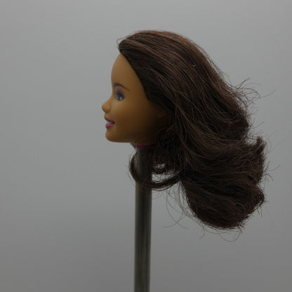 Disney High School Musical Gabriella Doll Head Only Brown Brunette 2009 Mattel 2