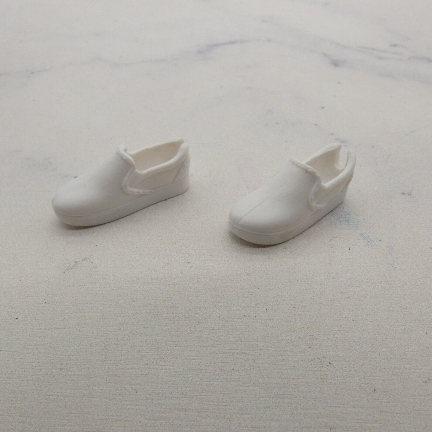 Barbie Doll Shoes White Nurse Slides Croc Like For Flat Feet MTM Genuine Mattel