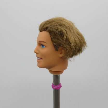 Barbie Butterfly Prince Ken Doll Head Only Rooted Brown Hair 1997 Mattel 13237