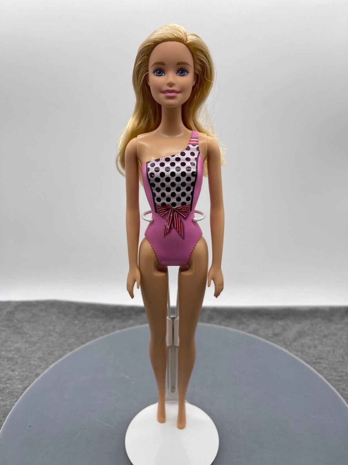 Barbie Beach Water Play Doll Millie Blonde Pink Swimsuit Heel Feet CFF12 Mattel