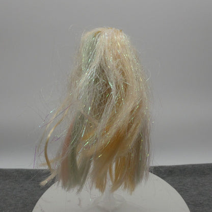 Barbie Mermaid Doll Head Only 1992 SuperStar Blonde Tinsel Hair 1434 Mattel