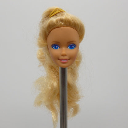 Barbie Doll Head Blonde 80s SuperStar Medium Light Skin Vietnam Mattel