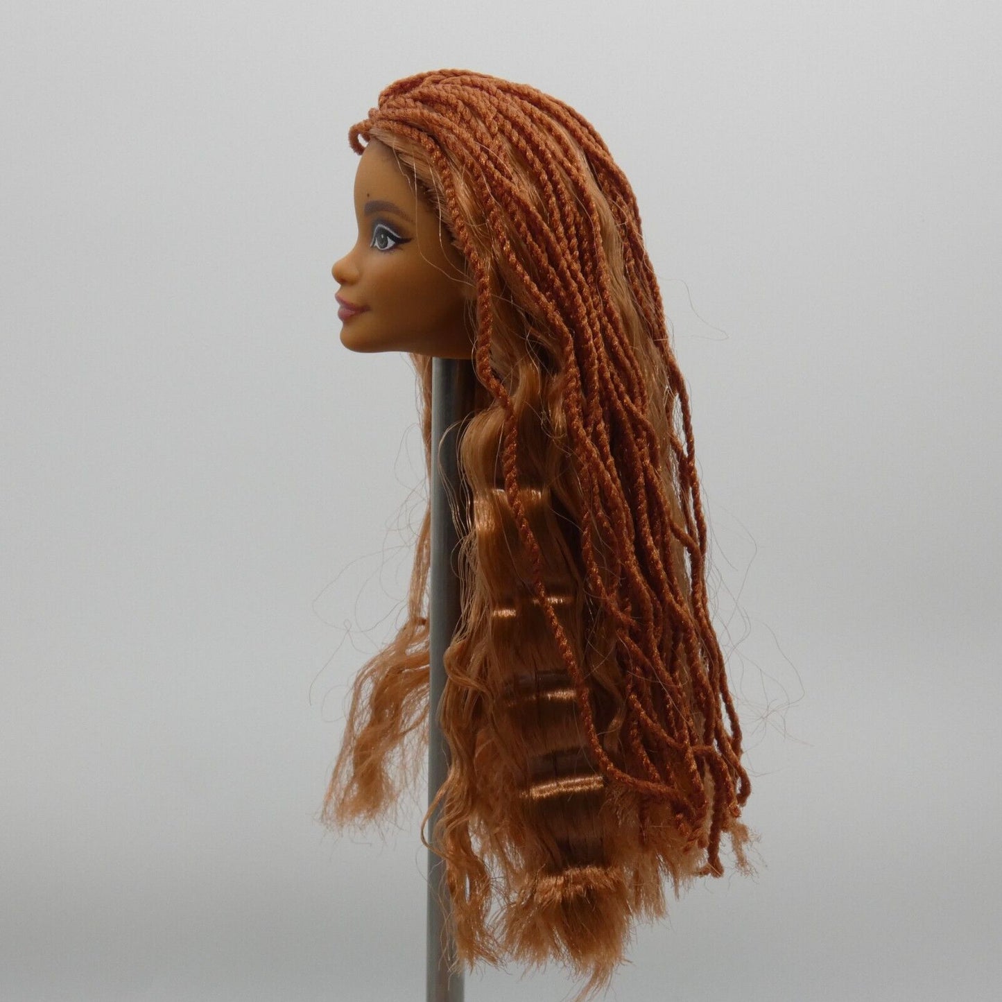 Disney Little Mermaid Live Action Ariel Doll Head Red Hair Medium Light Skin