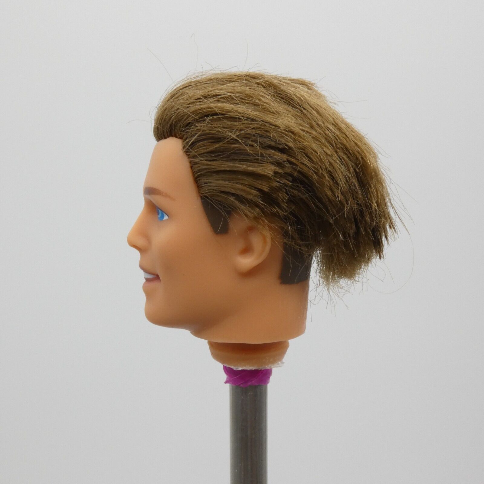 Barbie Butterfly Prince Ken Doll Head 1997 Rooted Brown Hair 13237 Mattel