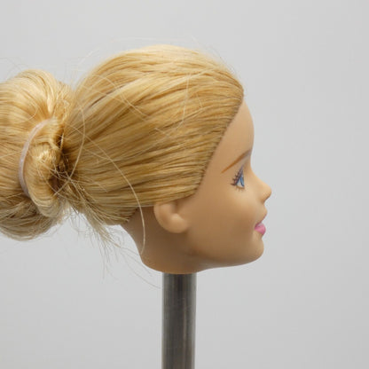 Barbie Beach Doll Head Millie Face Ponytail Straight Hair 2015 Mattel CFF12