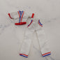 Barbie Doll Size Outfit Red White Blue Patriotic Shirt Pants Summer Fashions