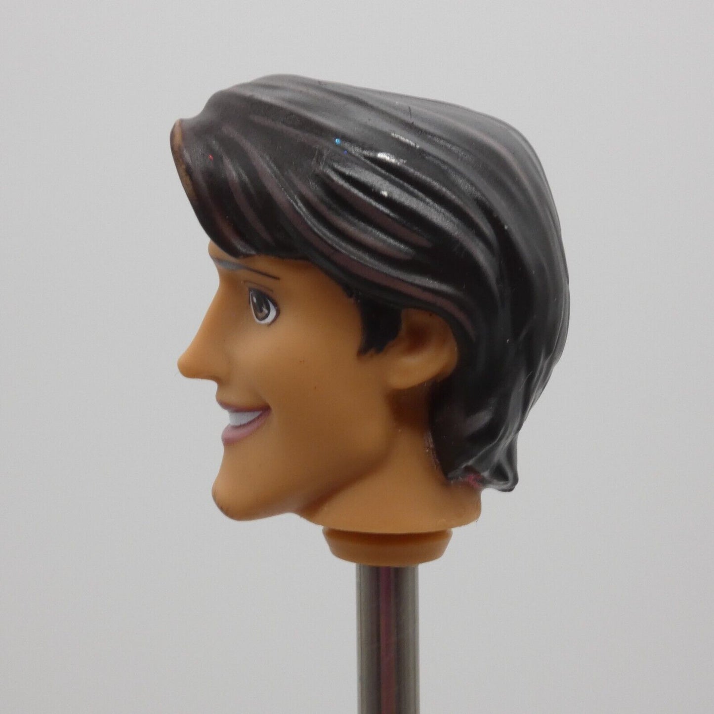 Disney Tangled Eugene Flynn Rider Doll Head Only Black Hair Goatee Mattel