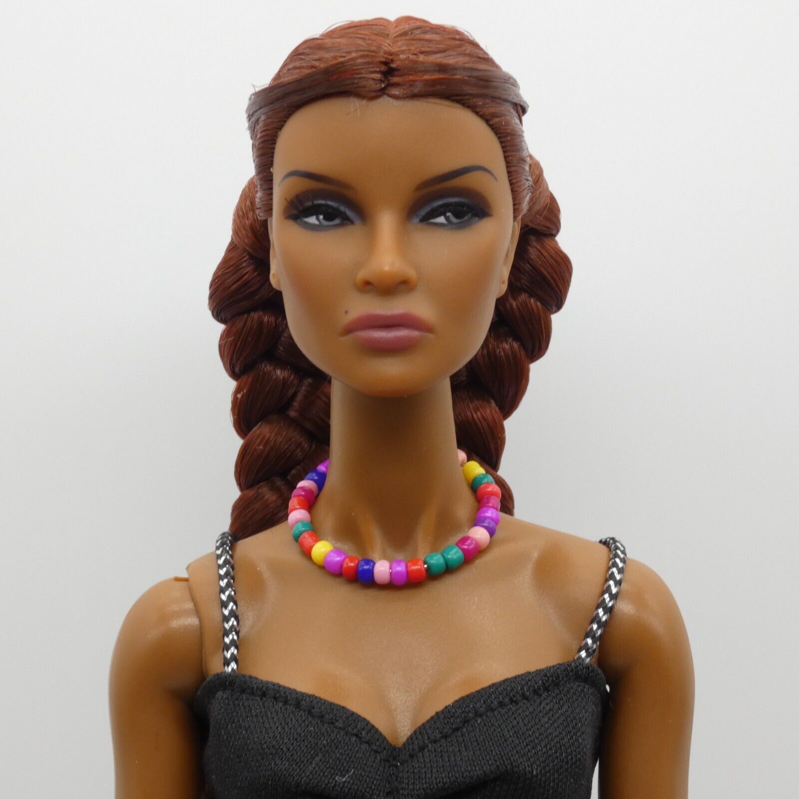 Necklace for Barbie Integrity Toys Size Doll Beaded Vivid Multi Color Choker