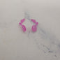 Barbie Doll Earrings Pink Dangle Pendant B With Barbs Genuine Mattel Accessory