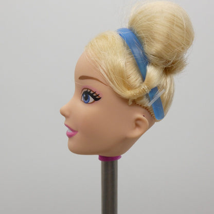 Disney Princess Sparkling Styles Cinderella Doll Head And Headband C3244 Hasbro