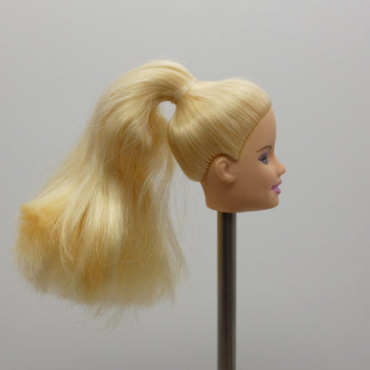 Barbie Ballerina Doll Head CEO Generation Girl Face Light Skin Blonde Mattel