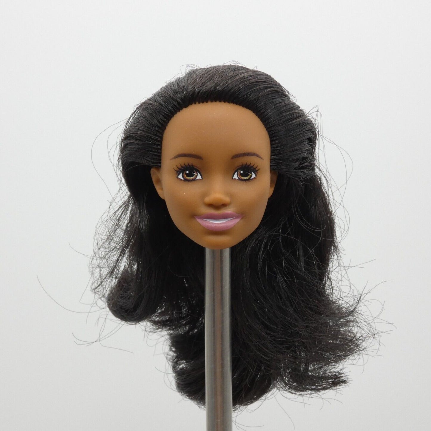 Barbie AA Skipper Babysitter Doll Head Curly Hair Medium Skin Tone FXH06