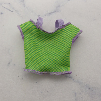 Barbie Doll Shirt Top Green Purple Made to Move Yoga Open Shoulder 2020 GXF05