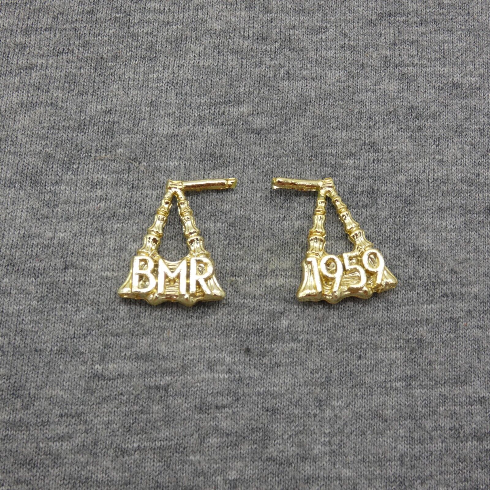 Barbie BMR1959 Doll Earrings Gold Tone Dangle Triangle 2020 GPF14 Mattel