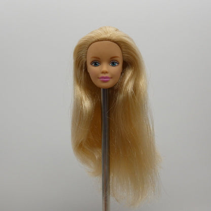 Barbie With Love Doll Head Mackie Face Blonde Medium Light Skin 38003 1999