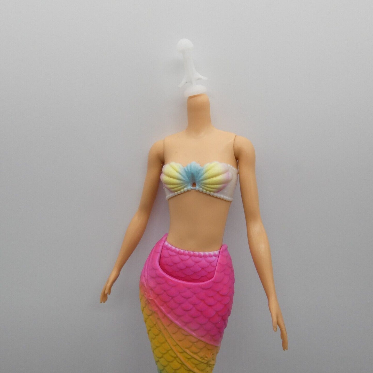 Barbie Dreamtopia Rainbow Magic Mermaid Doll Body Tail Light Skin 2021 GTF89