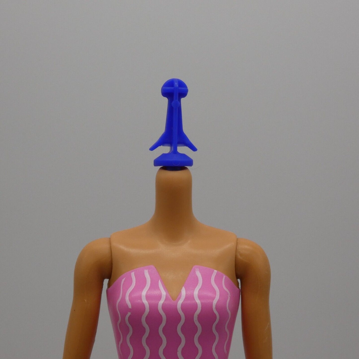 Barbie Color Reveal Doll Body Only Medium Light Skin Pink Striped Swimsuit 2022