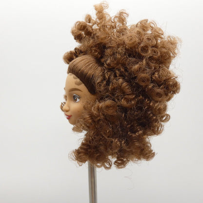 Disney ILY 4 Ever Rapunzel Doll Head Only Freckles Medium Light Skin Curly Hair