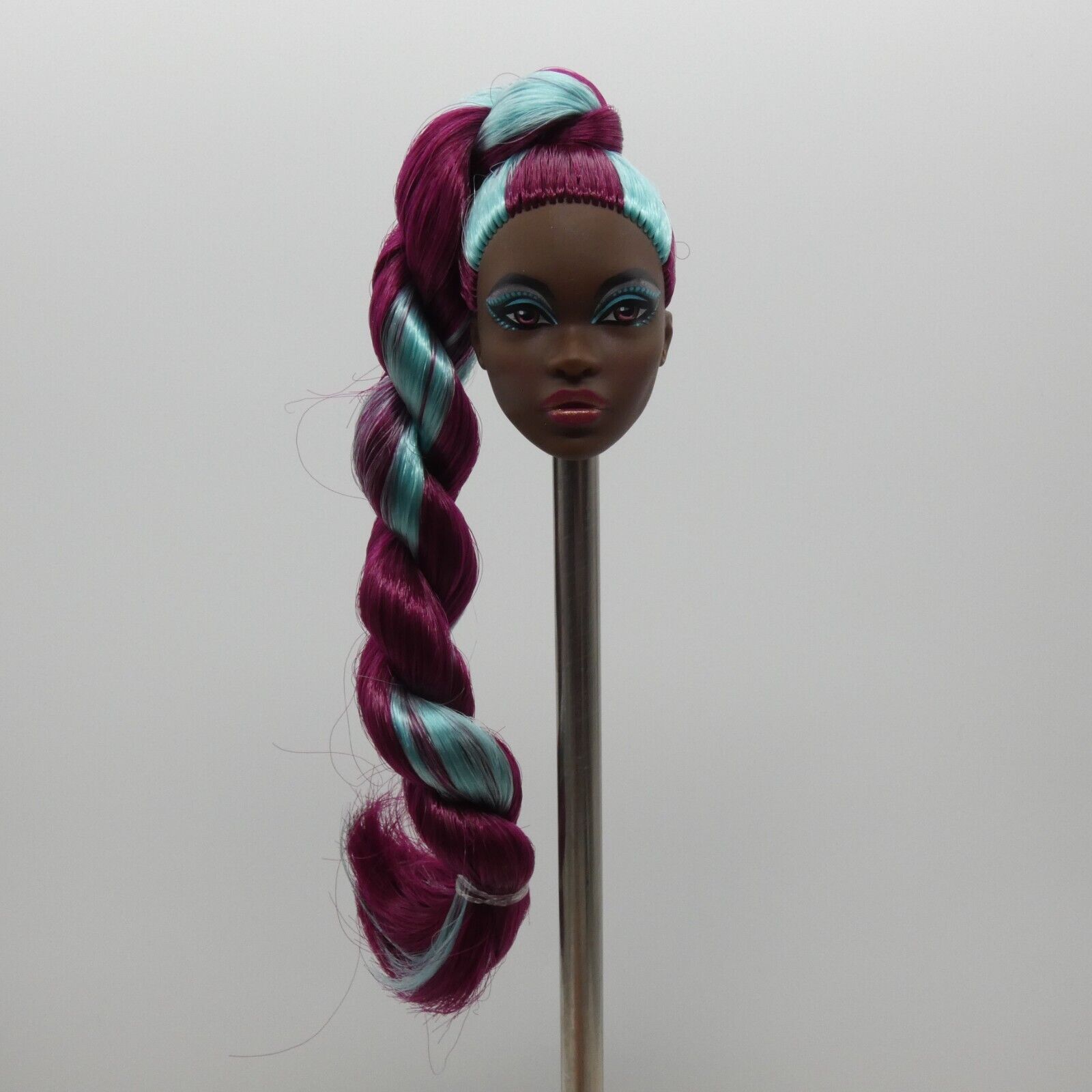 Barbie Gemstone Fantasy Turquoise Doll Head Simone Face Dark Skin 2023 HJX21 30A