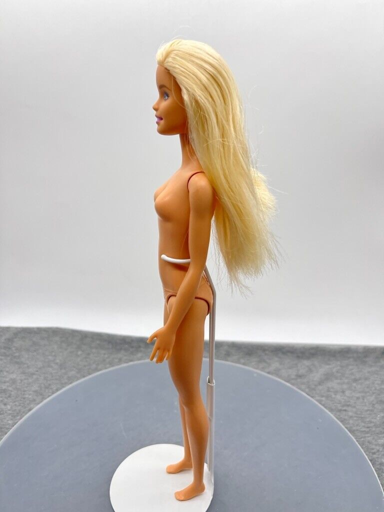 Barbie Doll Millie Blonde Nude Straight Arms Heel Feet Left Side Part 2015 Body