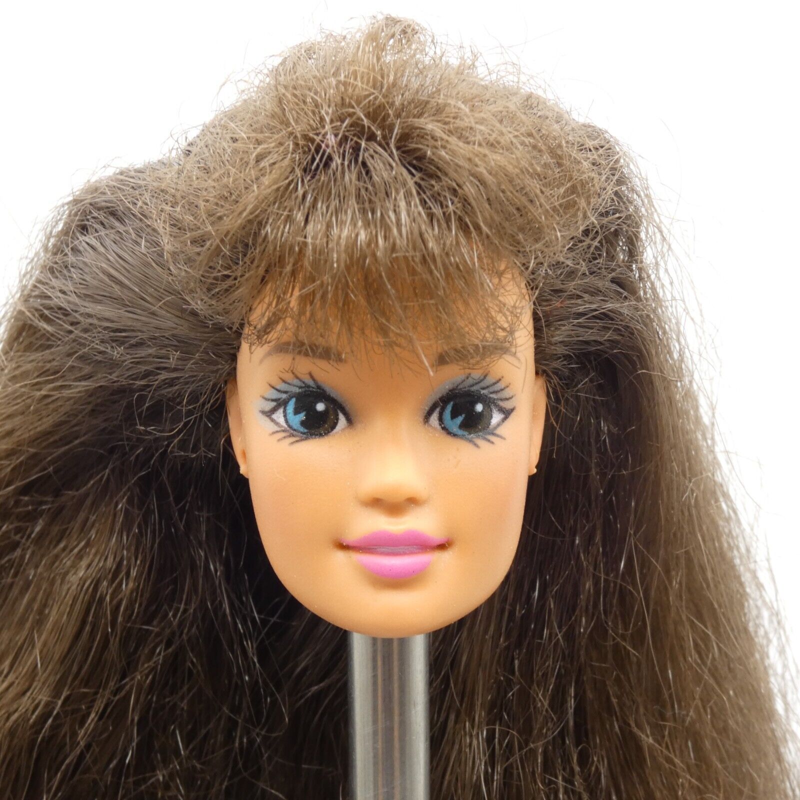 Barbie My First Princess Teresa Doll Head Only Brown Hair Crimped 1995 13066