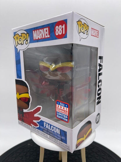 Funko Pop Marvel Falcon 881 Bobble Head 2021 Summer Convention Limited Edition