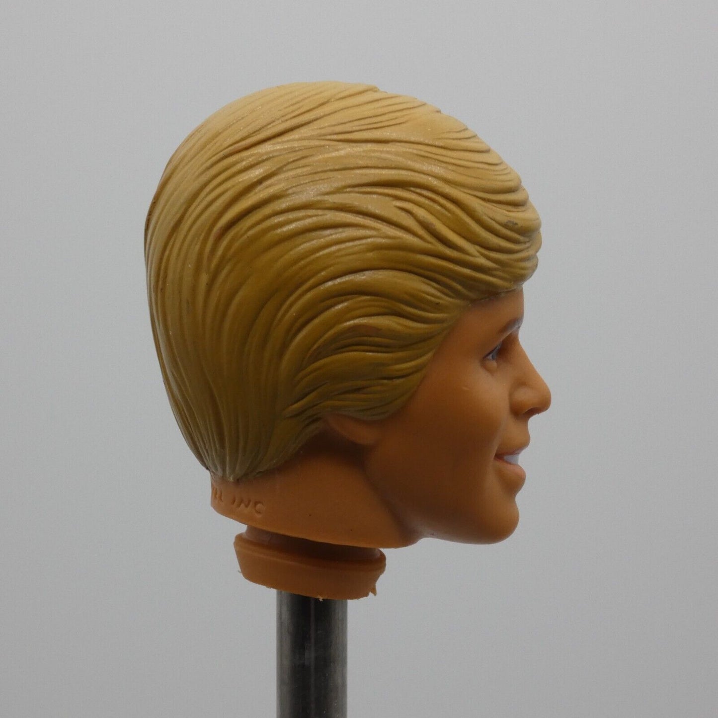 Barbie Tropical Ken Doll Head Only 1986 Blonde Molded Hair Malaysia Mattel 1020