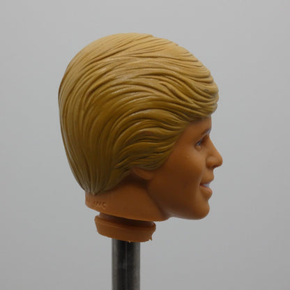 Barbie Tropical Ken Doll Head Only 1986 Blonde Molded Hair Malaysia Mattel 1020